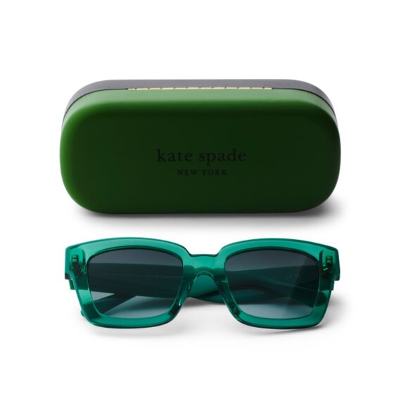 KATE SPADE Green 51mm Square Sunglasses - Picture 1 of 2